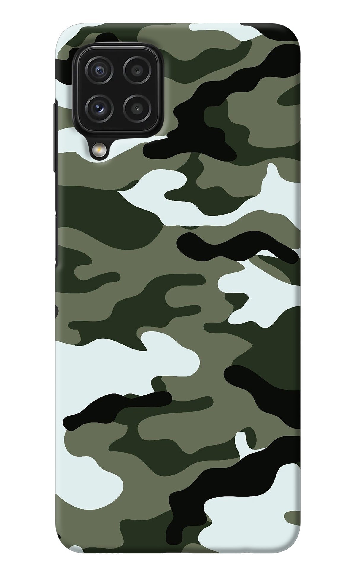 Camouflage Samsung A22 4G Back Cover