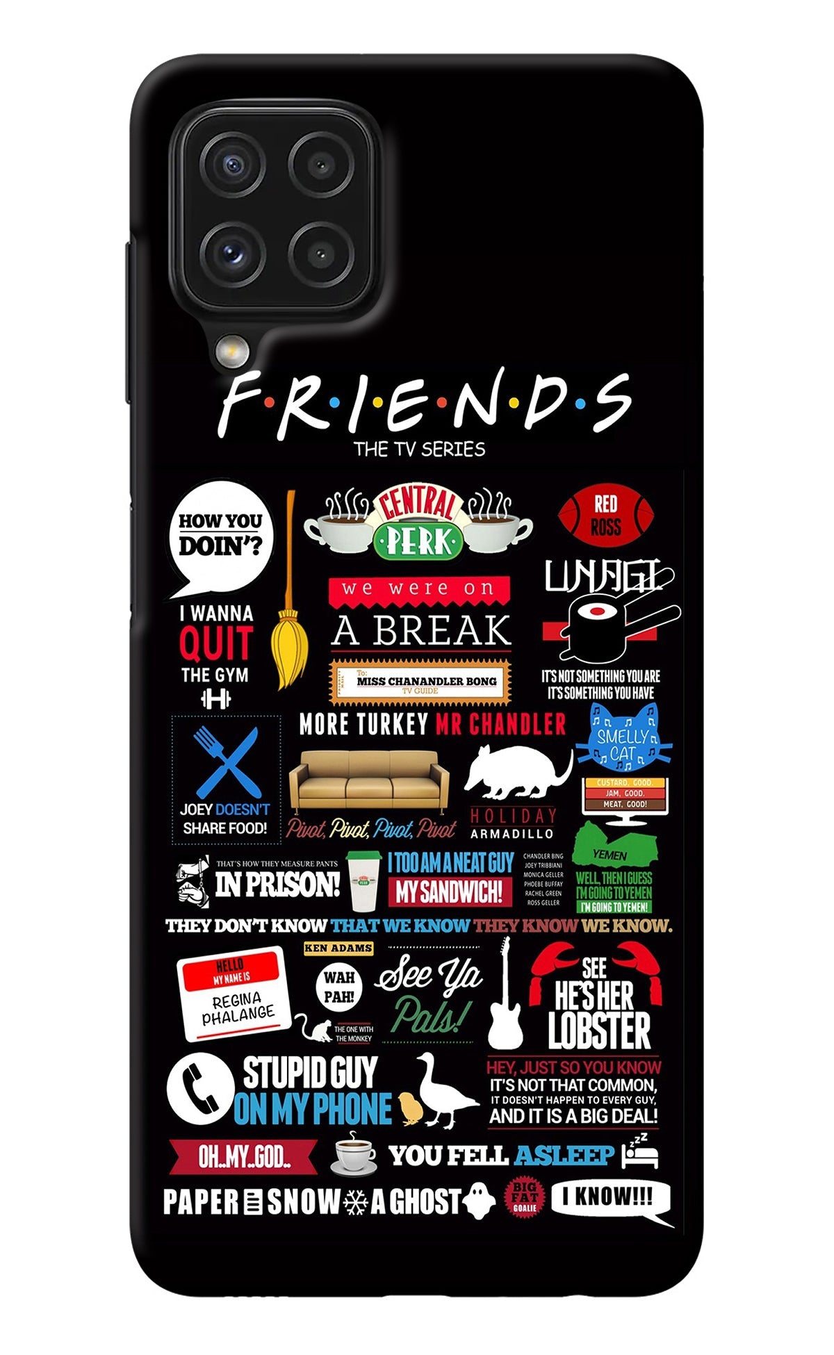 FRIENDS Samsung A22 4G Back Cover