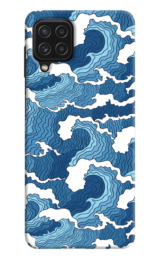 Blue Waves Case for Samsung A22 4G by Casekaro