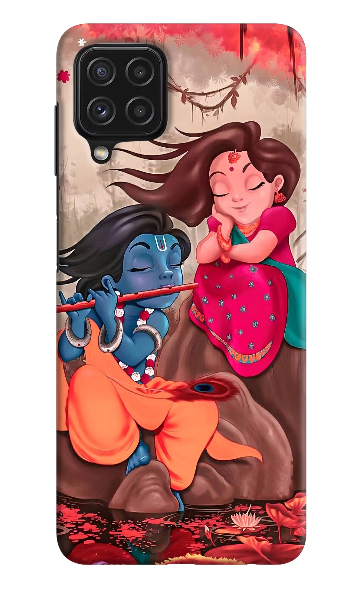 Radhe Krishna Case for Samsung A22 4G by Casekaro