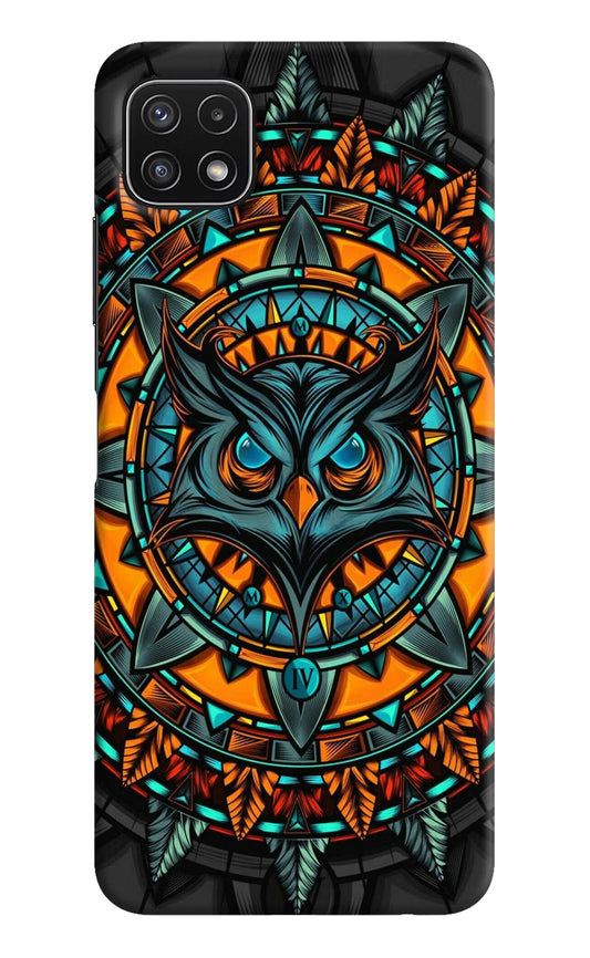 Angry Owl Art Case for Samsung A22 5G by Casekaro