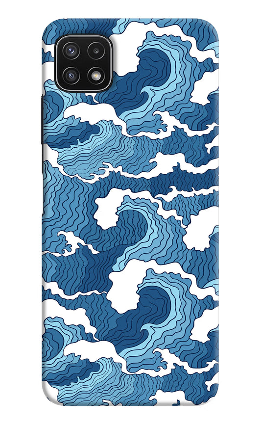 Blue Waves Case for Samsung A22 5G by Casekaro
