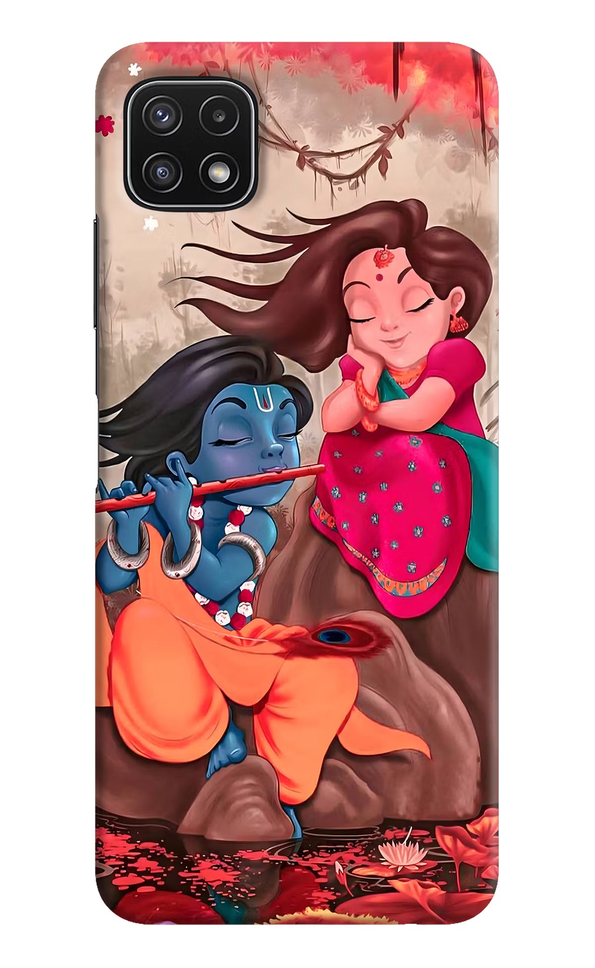 Radhe Krishna Case for Samsung A22 5G by Casekaro