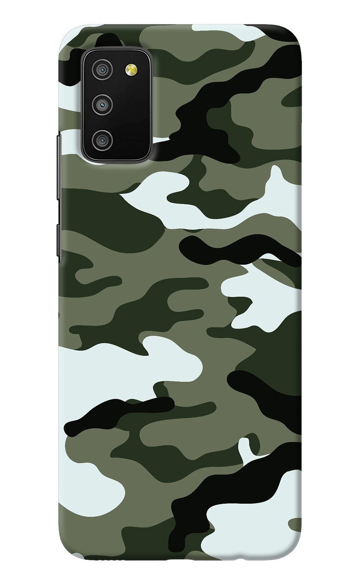 Camouflage Samsung M02s Back Cover