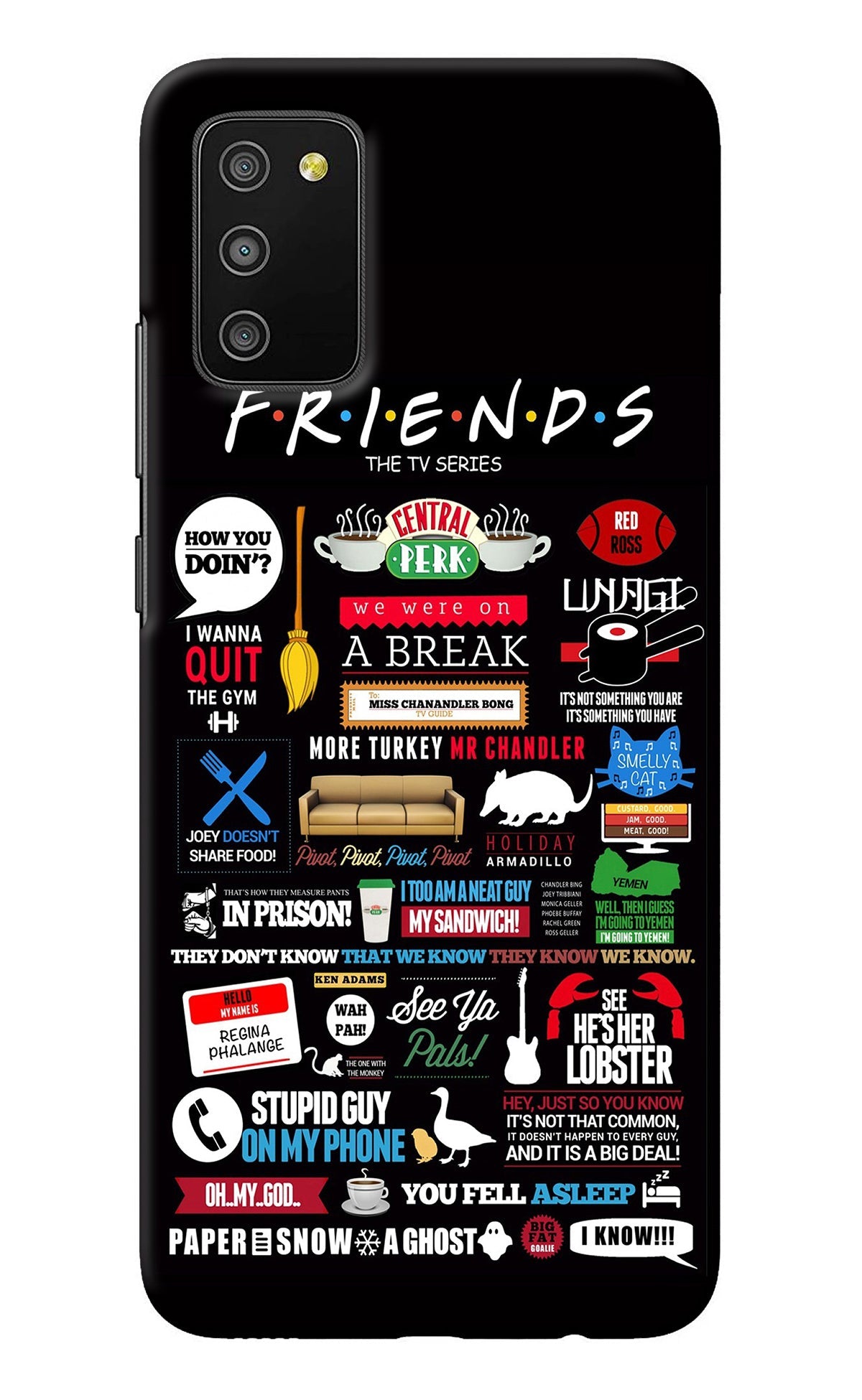 FRIENDS Samsung M02s Back Cover