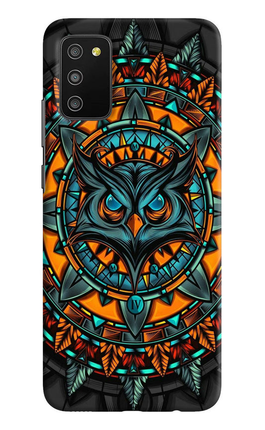Angry Owl Art Case for Samsung M02s by Casekaro