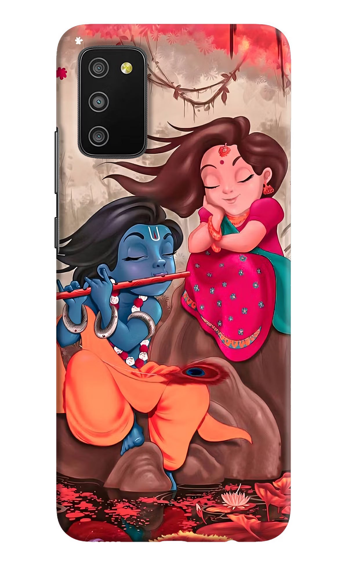 Radhe Krishna Case for Samsung M02s by Casekaro