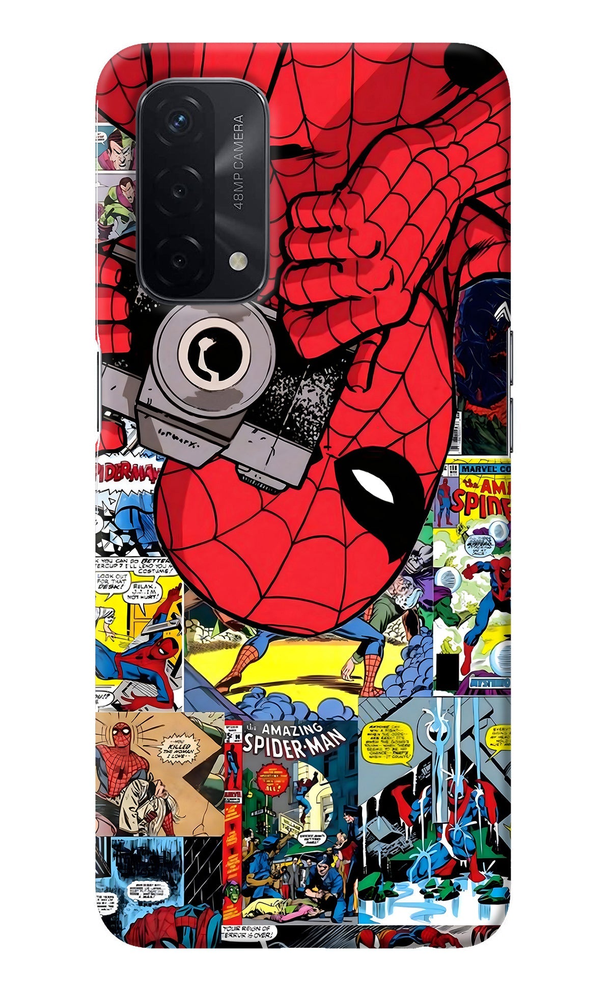Spider Man Oppo A74 5G Back Cover
