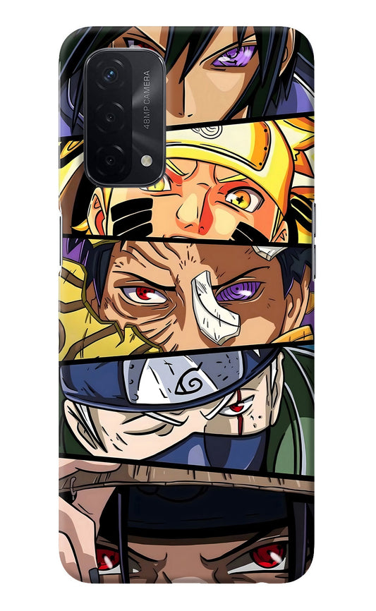 Naruto Character Oppo A74 5G Back Cover