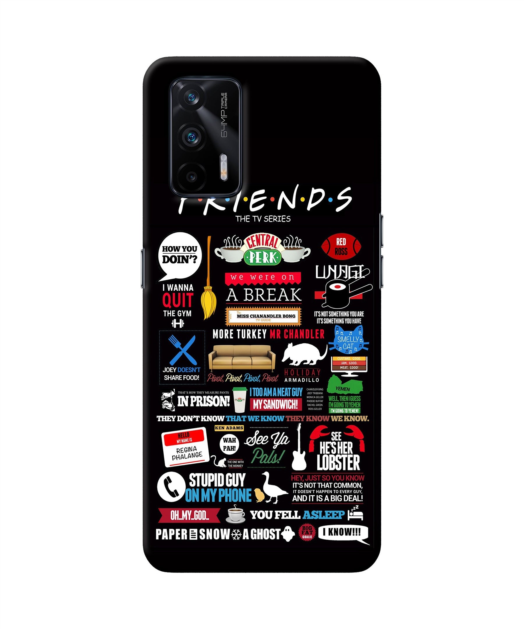 FRIENDS Realme X7 Max Back Cover