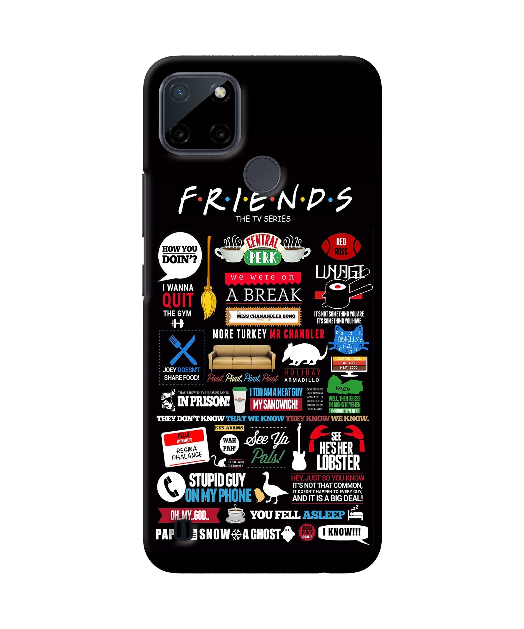 FRIENDS Realme C21Y/C25Y Back Cover