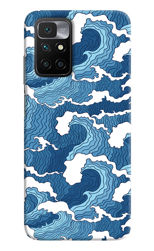 Blue Waves Case for Redmi 10 Prime by Casekaro
