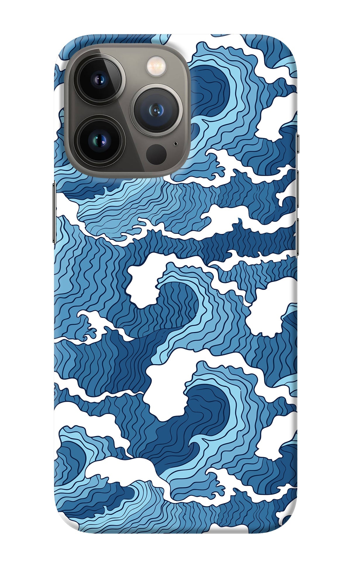 Blue Waves iPhone 13 Pro Back Cover