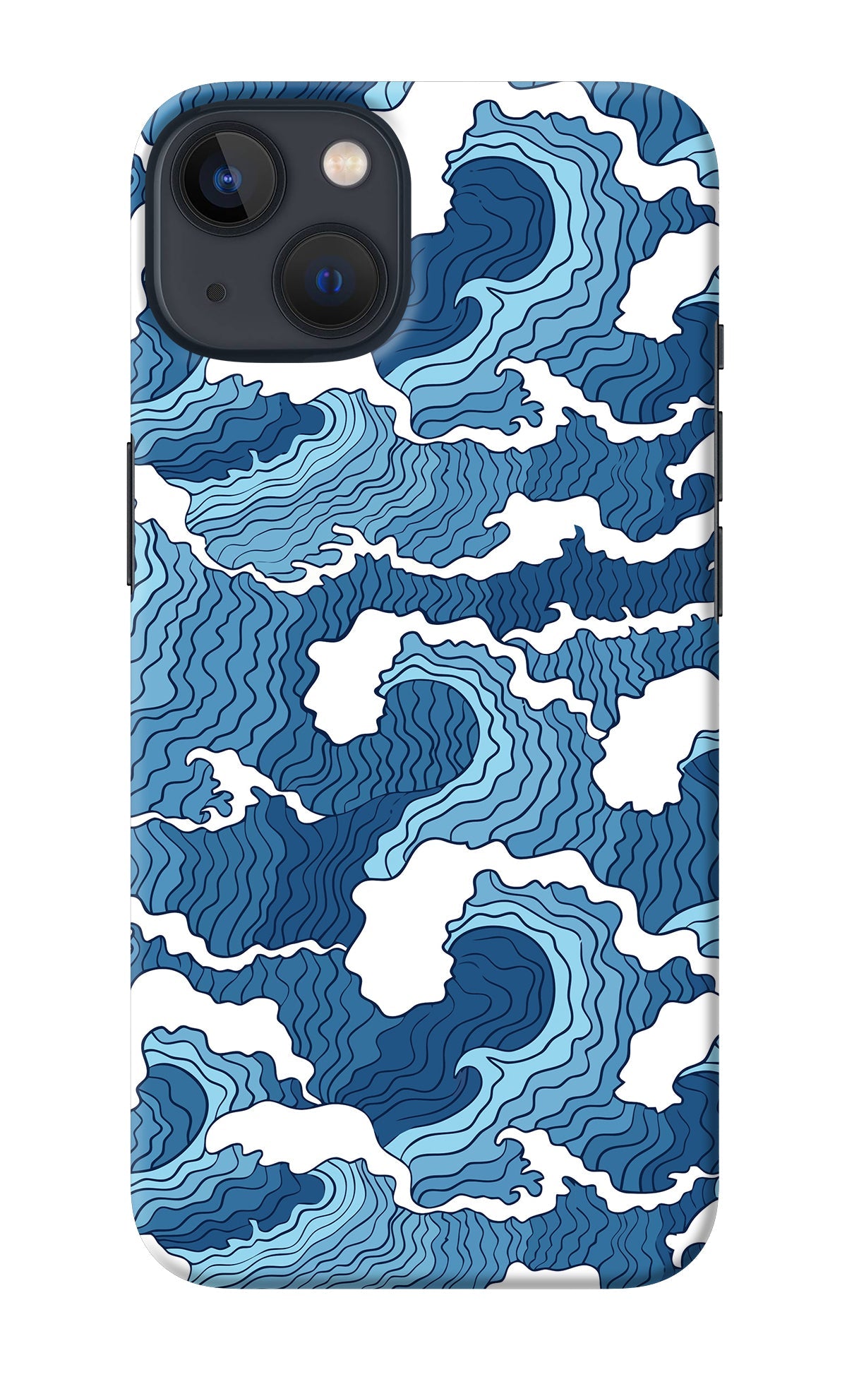 Blue Waves iPhone 13 Mini Back Cover