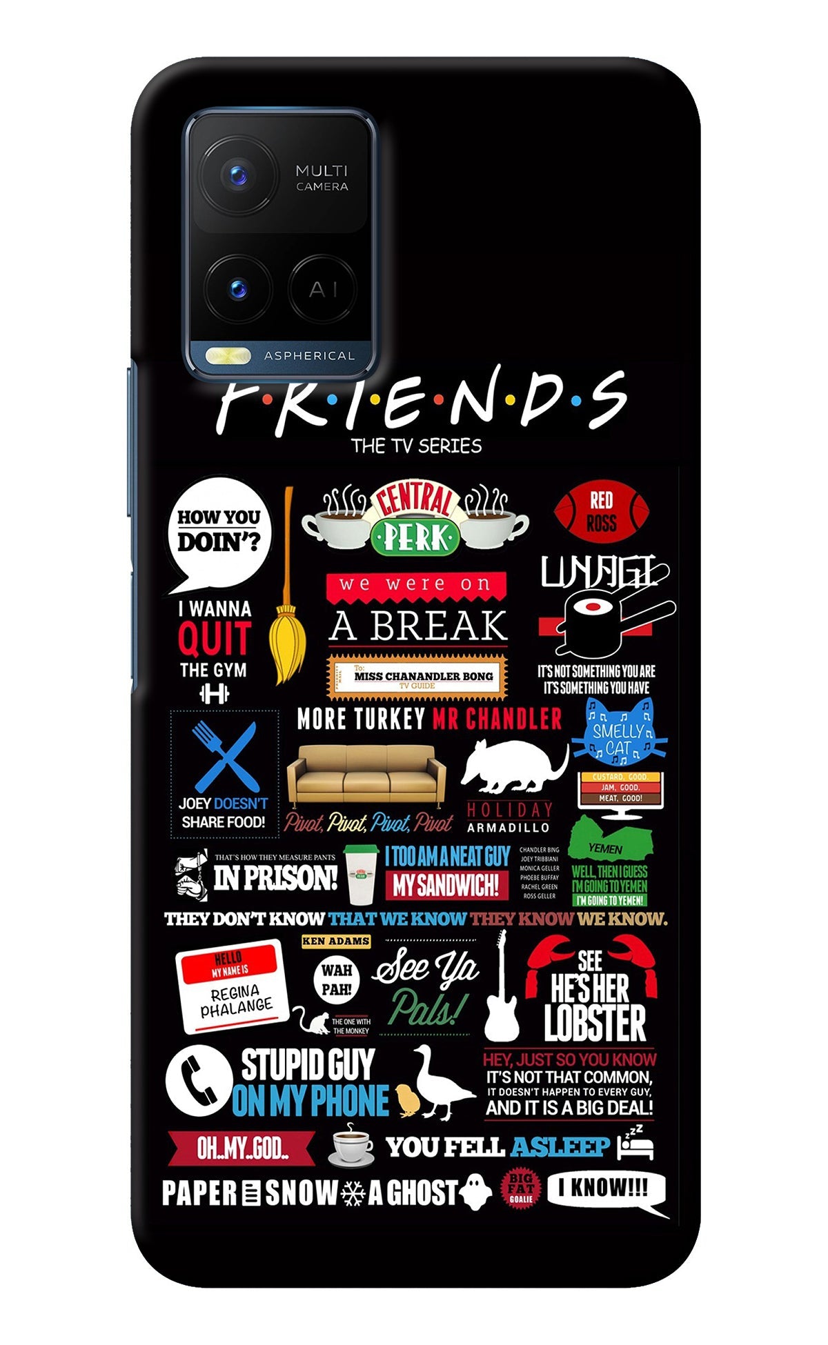 FRIENDS Vivo Y21/Y21s/Y33s Back Cover