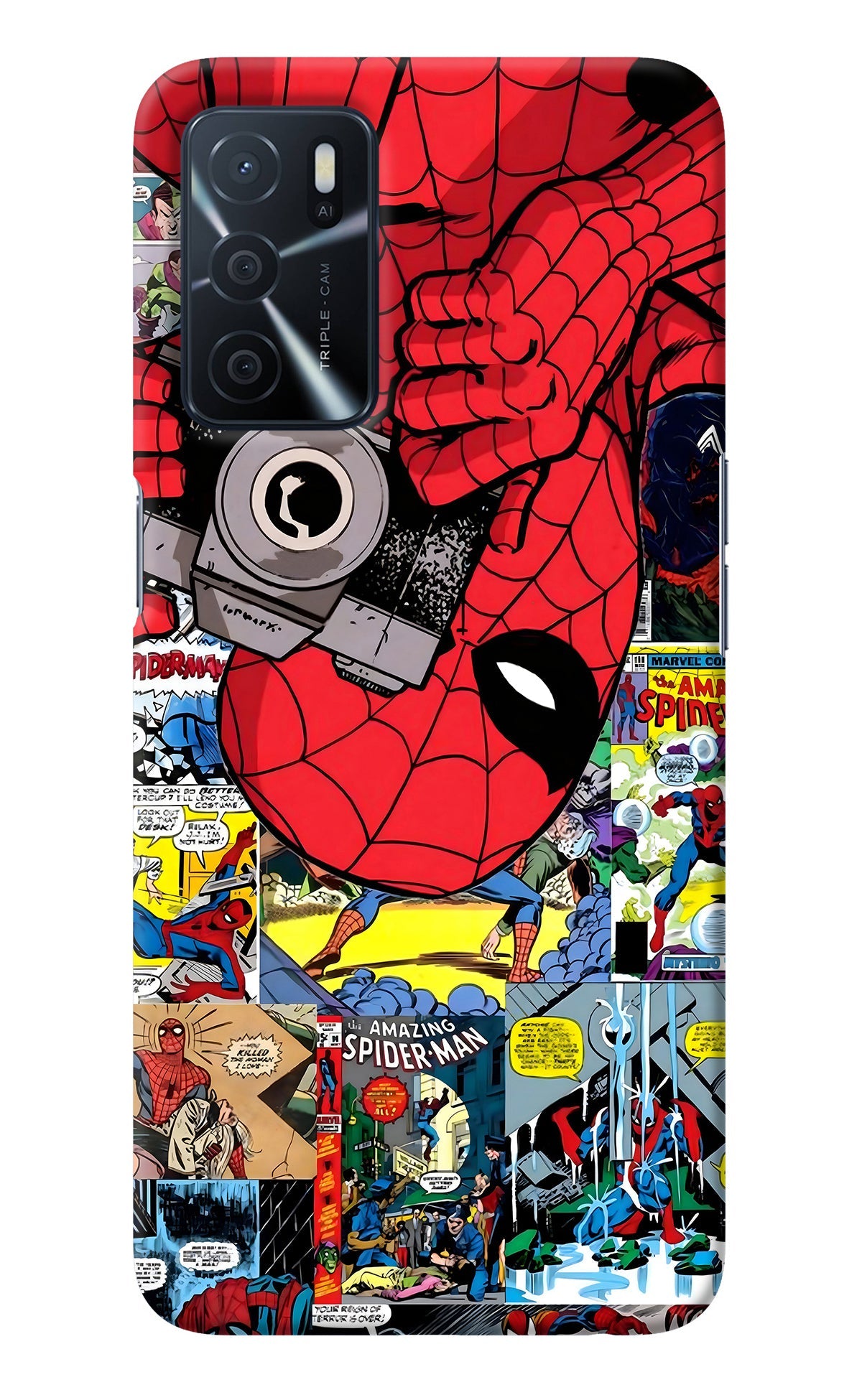 Spider Man Oppo A16 Back Cover