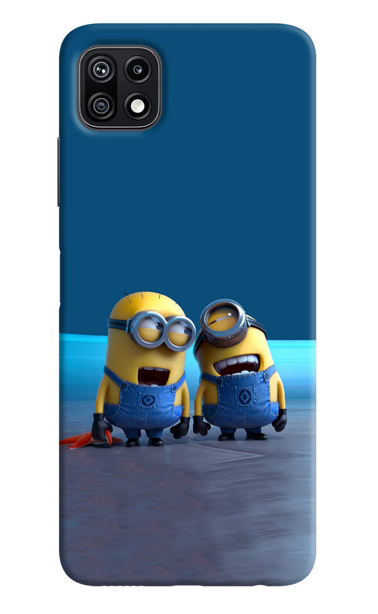 Minion Laughing Case for Samsung F42 5G by Casekaro