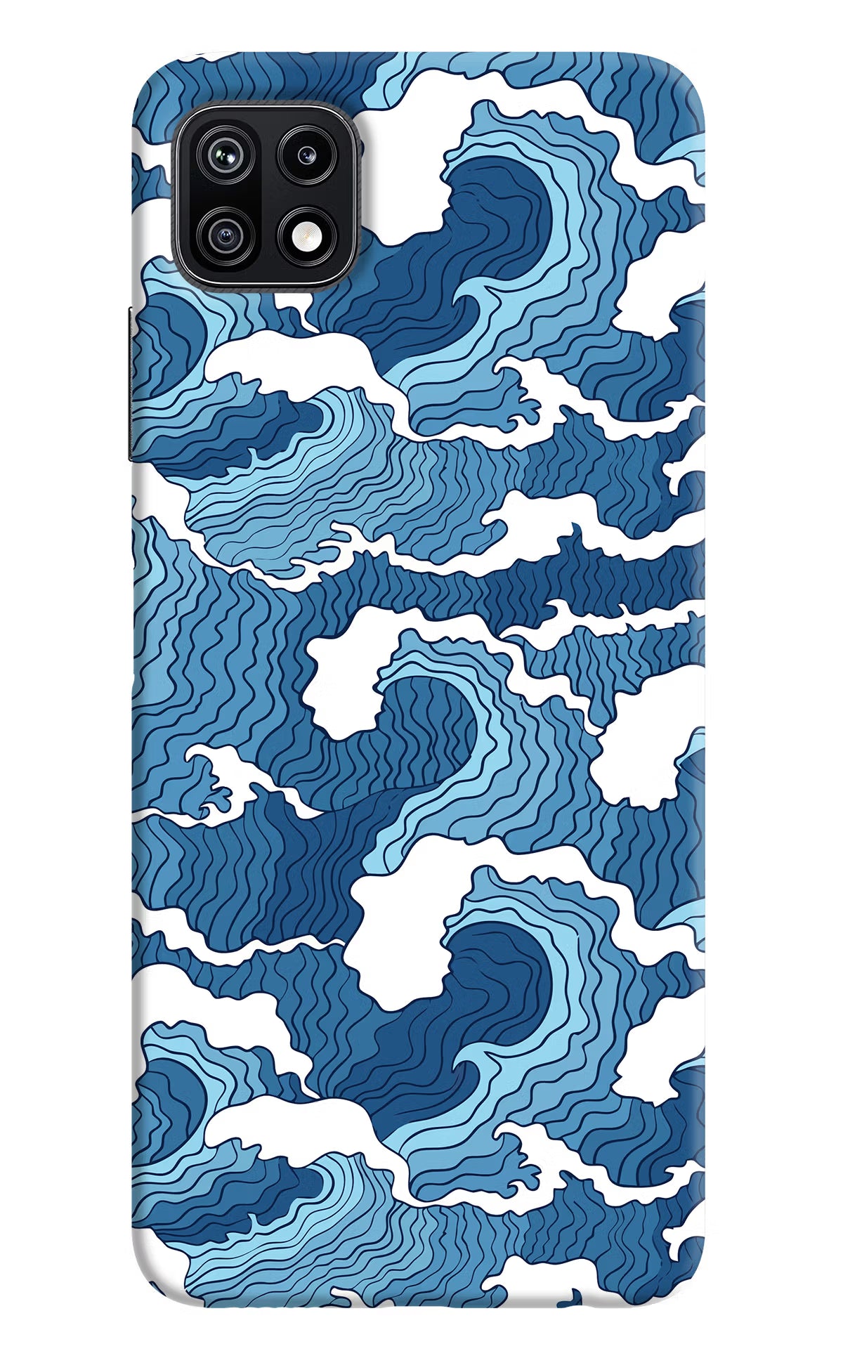 Blue Waves Case for Samsung F42 5G by Casekaro