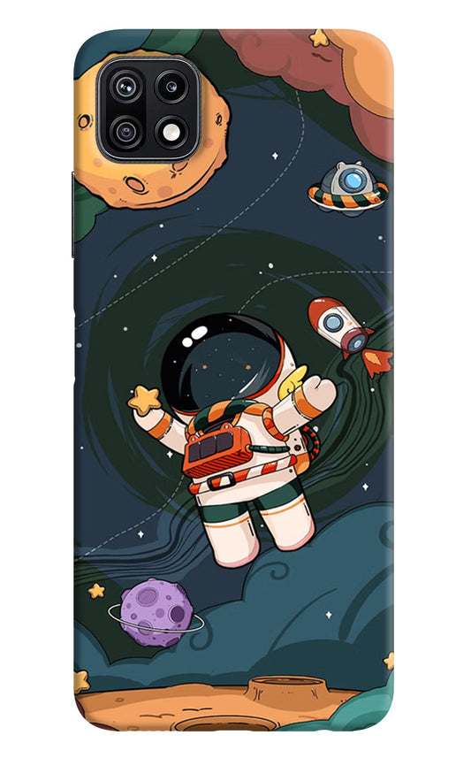 Cartoon Astronaut Case for Samsung F42 5G by Casekaro