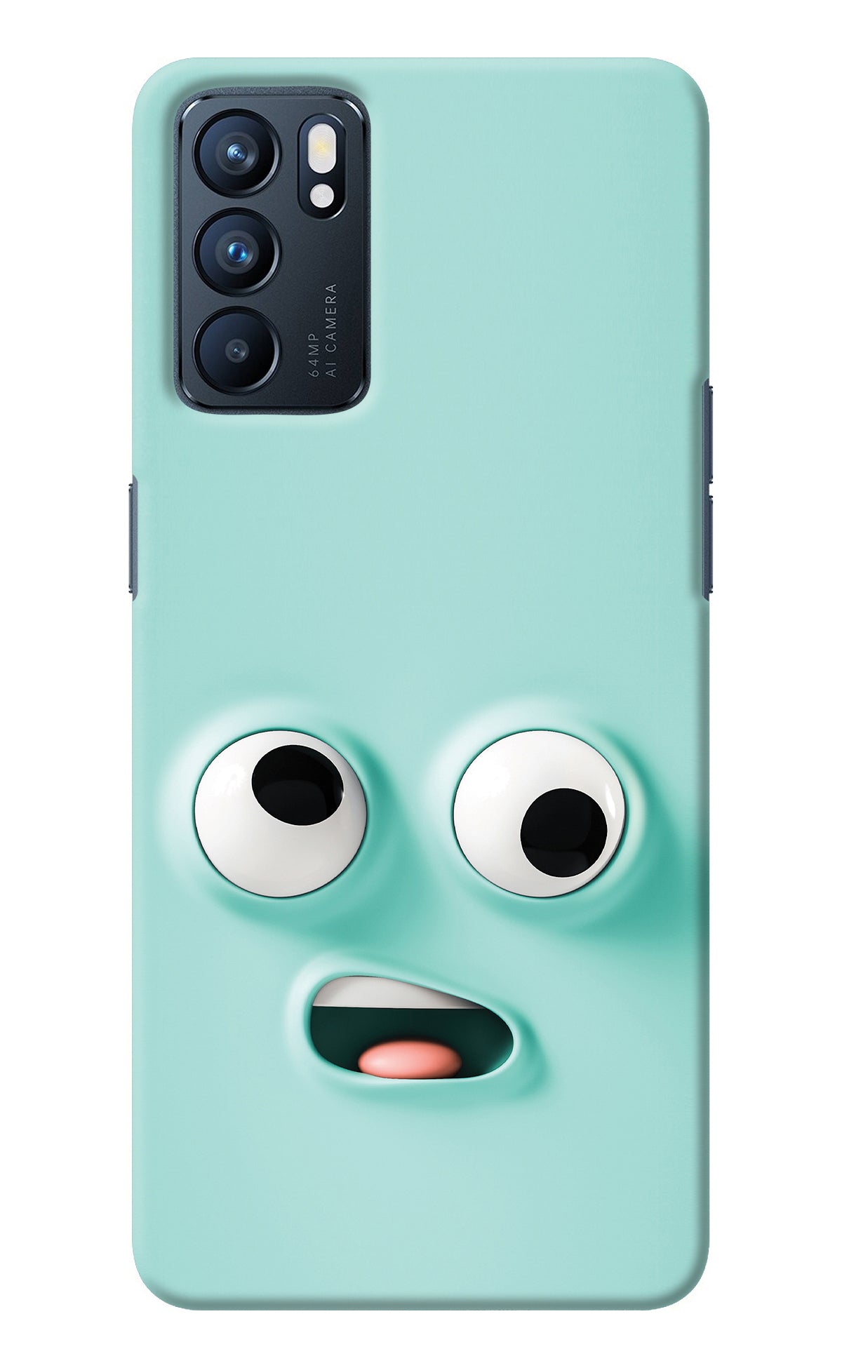 Funny Cartoon Oppo Reno6 5G Back Cover