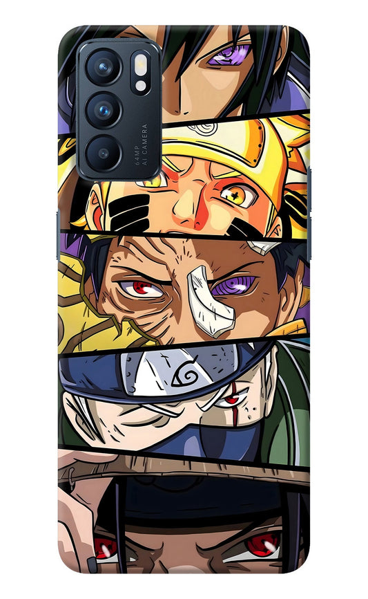 Naruto Character Oppo Reno6 5G Back Cover