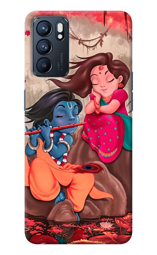 Radhe Krishna Oppo Reno6 5G Back Cover