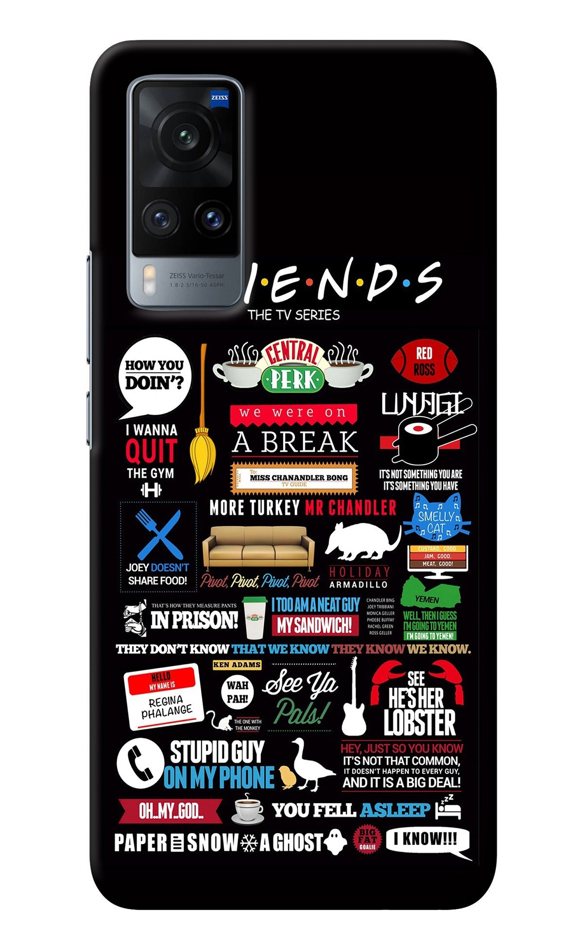 FRIENDS Vivo X60 Back Cover