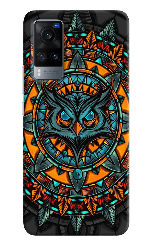 Angry Owl Art Case for Vivo X60 by Casekaro