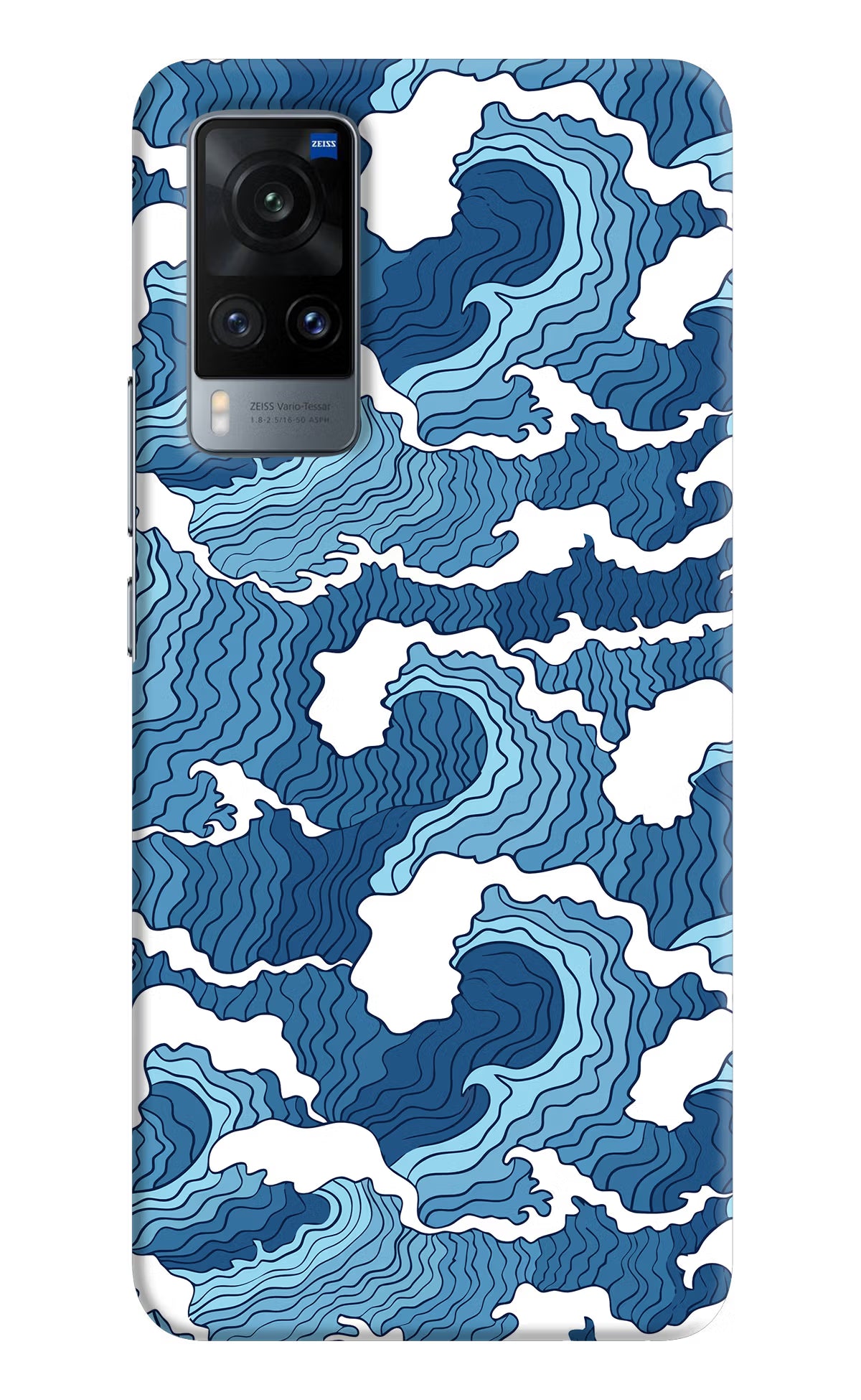 Blue Waves Case for Vivo X60 by Casekaro