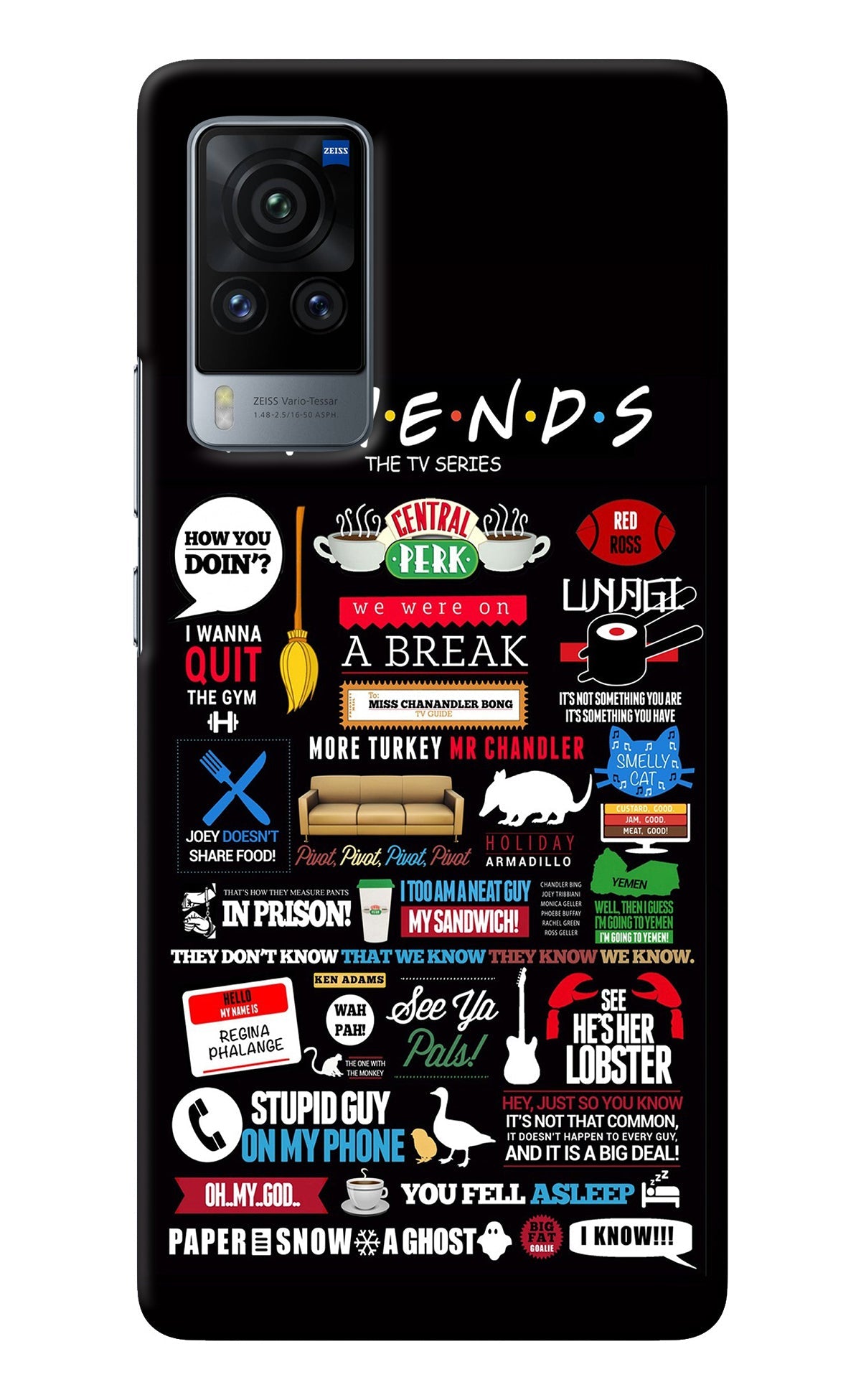 FRIENDS Vivo X60 Pro Back Cover