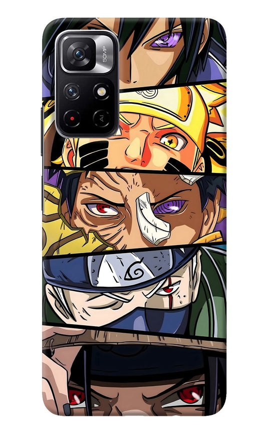 Naruto Character Redmi Note 11T 5G Back Cover