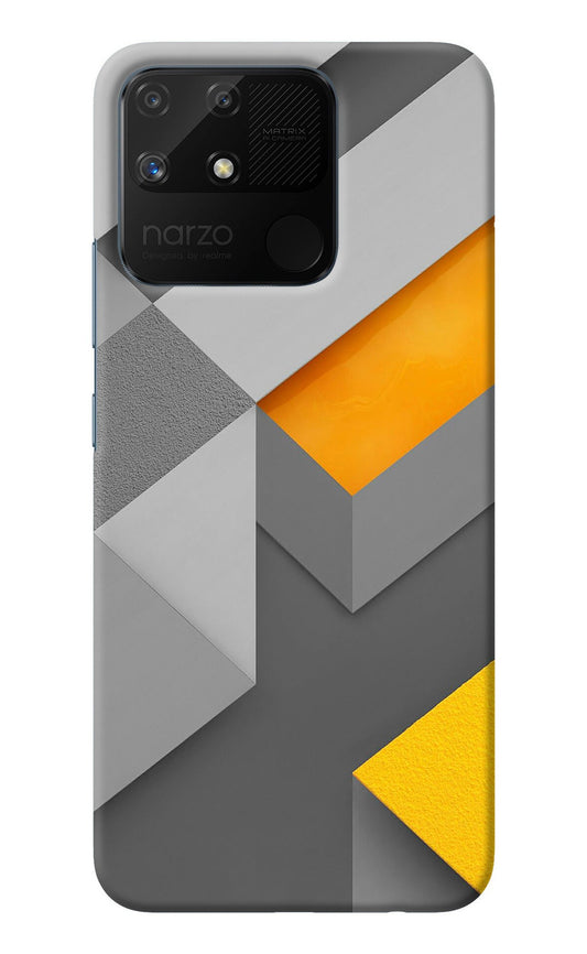 Abstract Realme Narzo 50A Back Cover