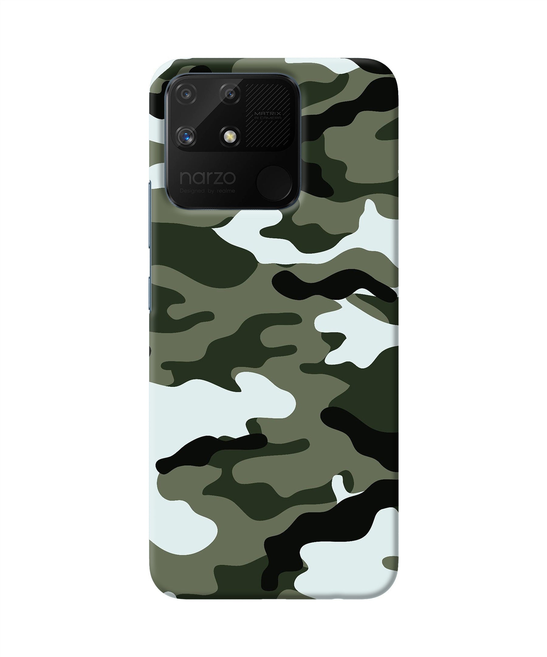 Camouflage Realme Narzo 50A Back Cover