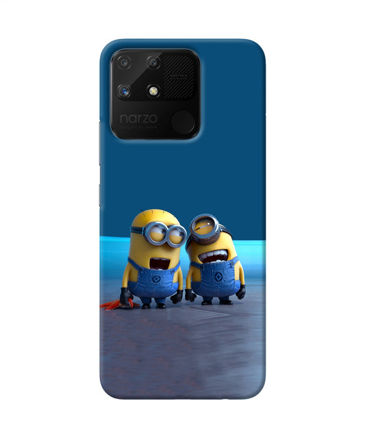 Minion Laughing Realme Narzo 50A Back Cover