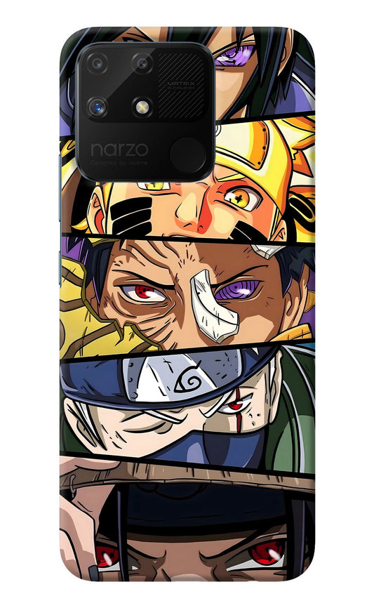 Naruto Character Realme Narzo 50A Back Cover