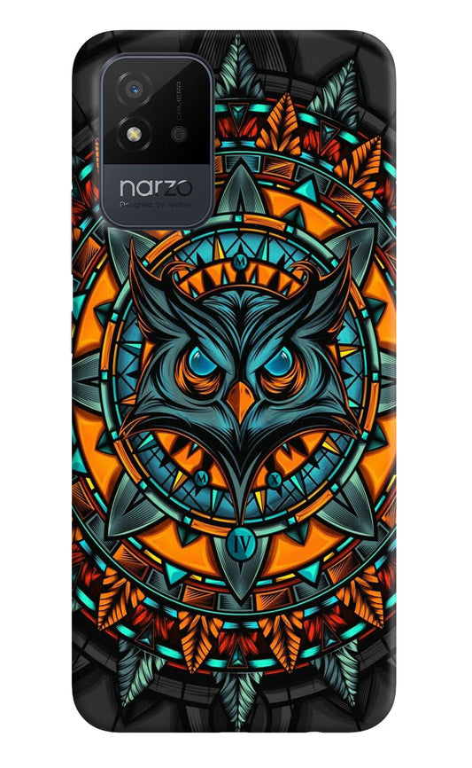 Angry Owl Art Case for Realme Narzo 50i