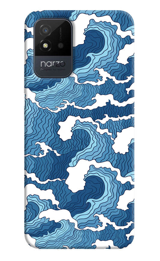 Blue Waves Case for Realme Narzo 50i