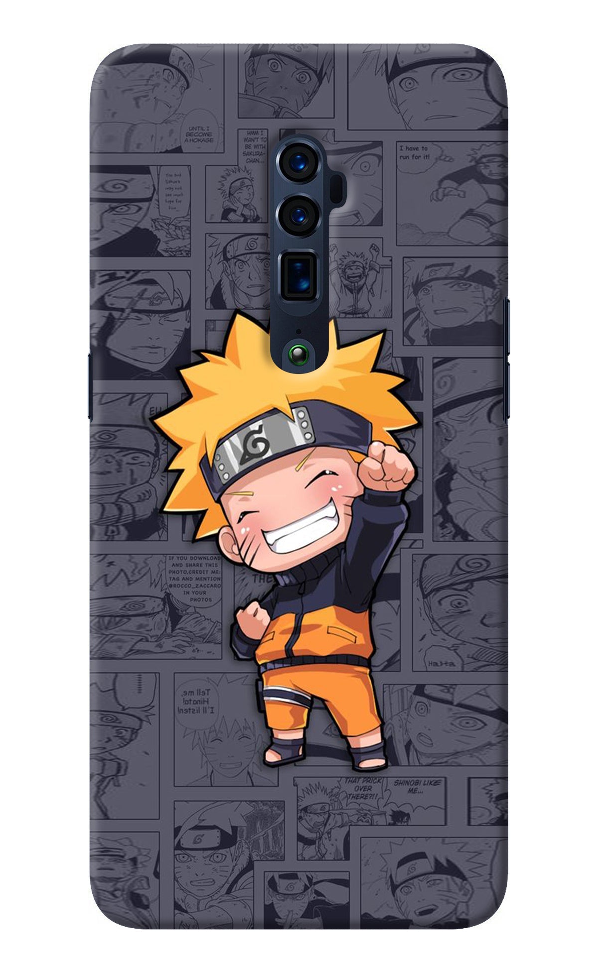 Chota Naruto Oppo Reno 10x Zoom Back Cover