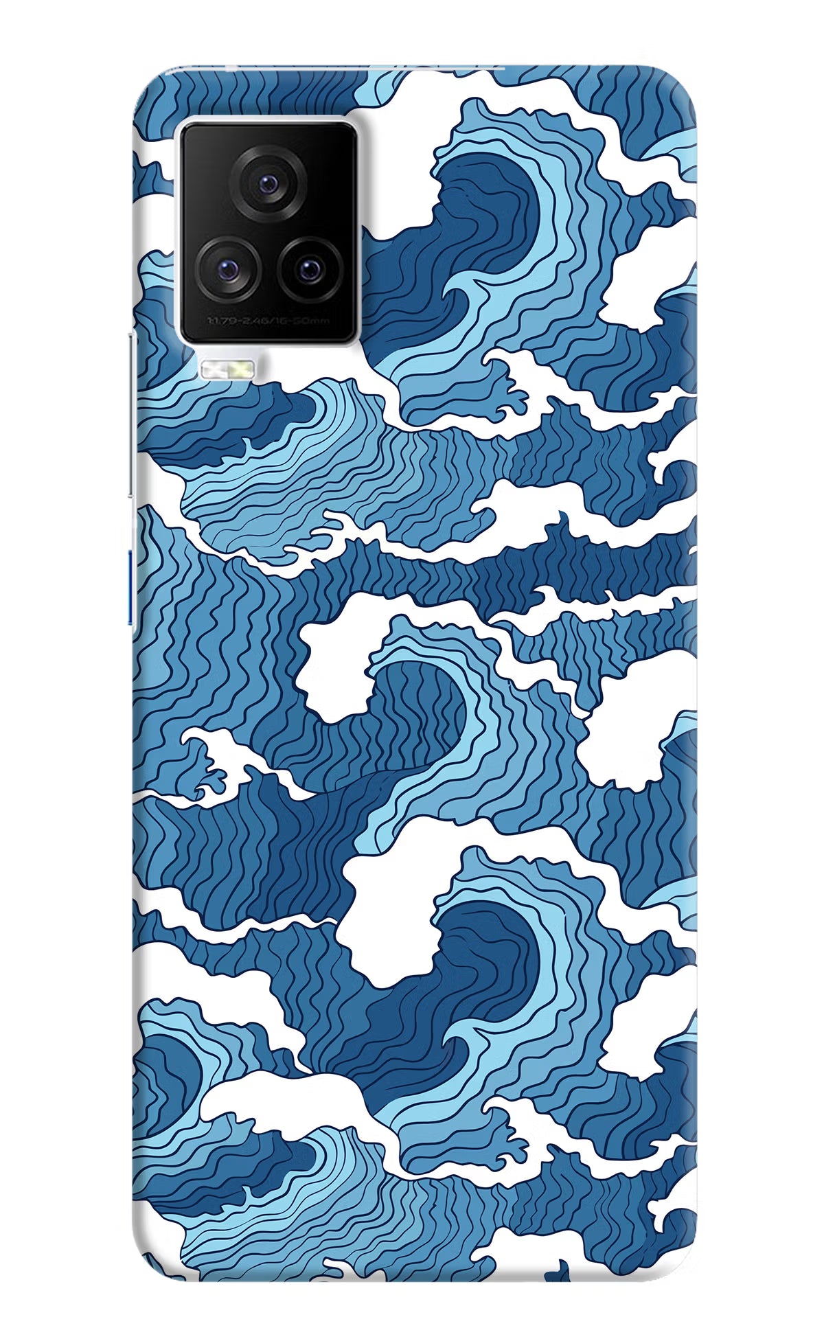 Blue Waves Case for iQOO 7 Legend 5G by Casekaro