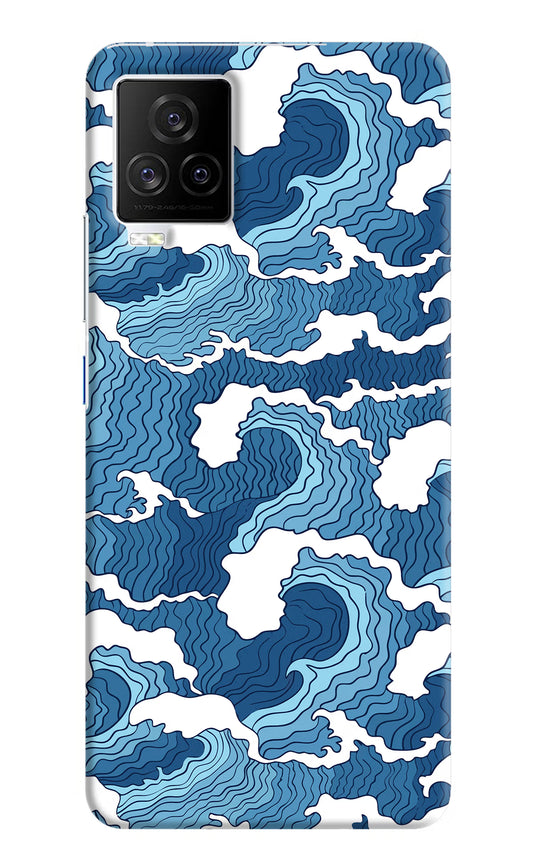 Blue Waves Case for iQOO 7 Legend 5G by Casekaro