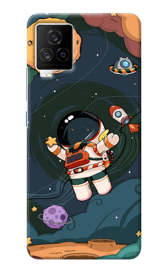 Cartoon Astronaut iQOO 7 Legend 5G Back Cover