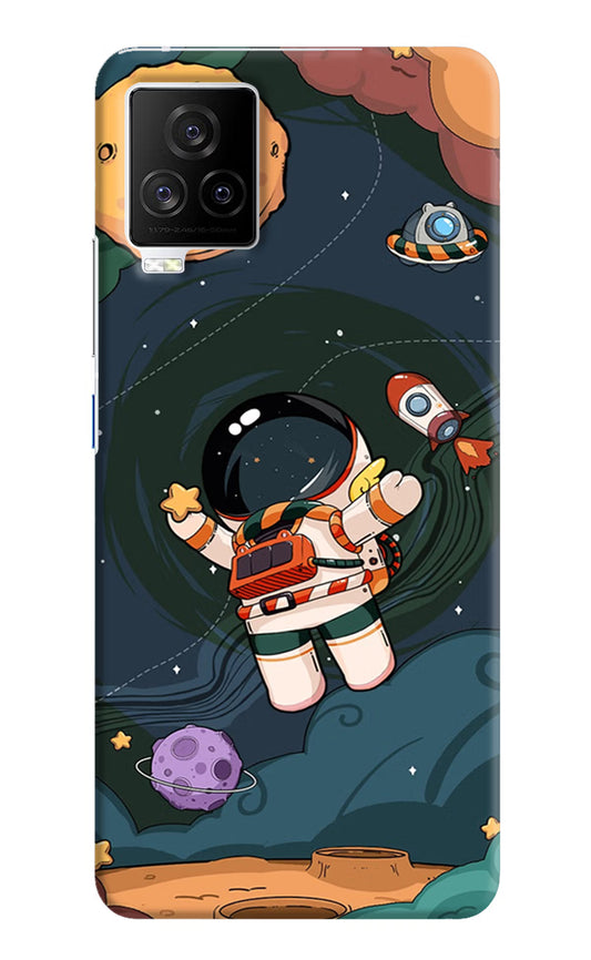 Cartoon Astronaut Case for iQOO 7 Legend 5G by Casekaro