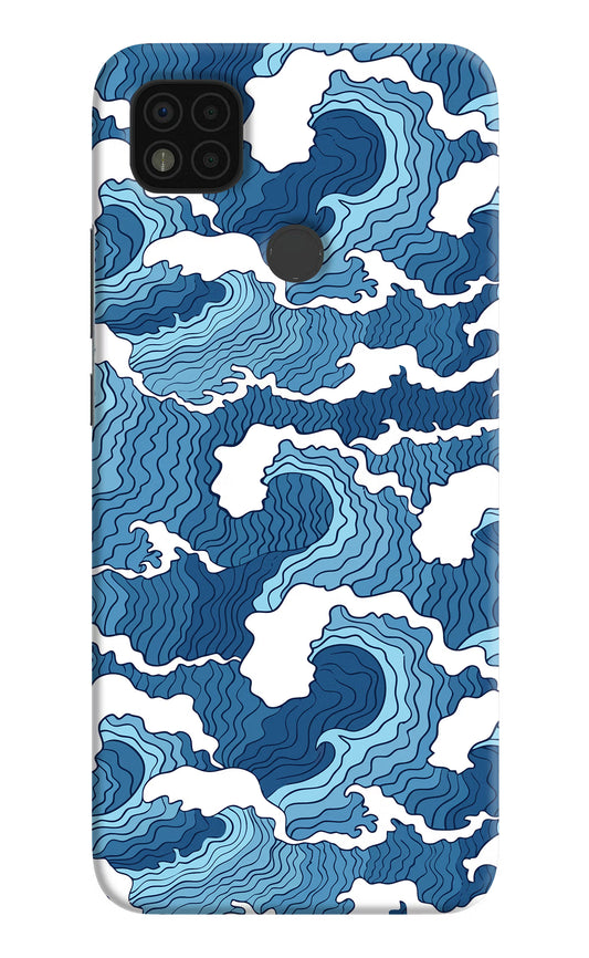 Blue Waves Case for Poco C31 by Casekaro