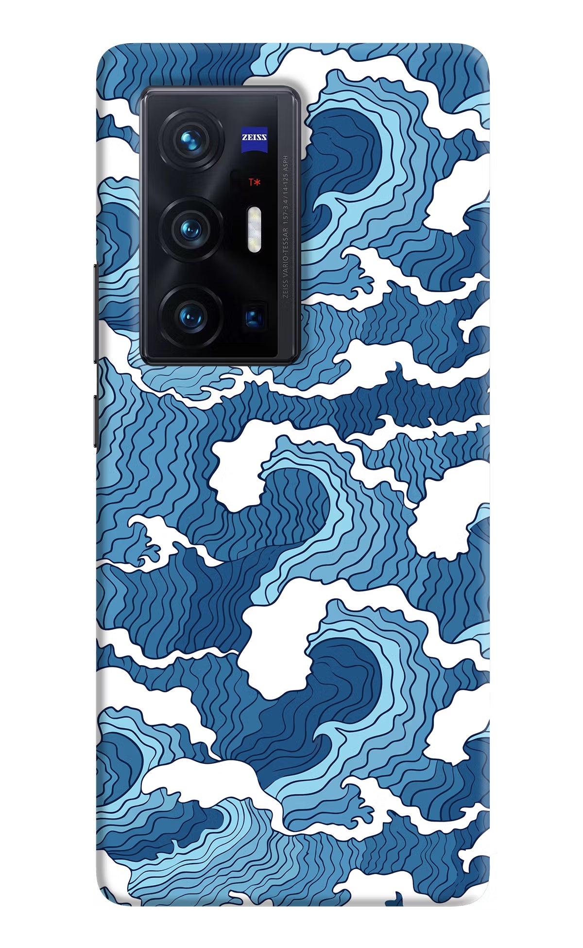 Blue Waves Case for Vivo X70 Pro+ by Casekaro