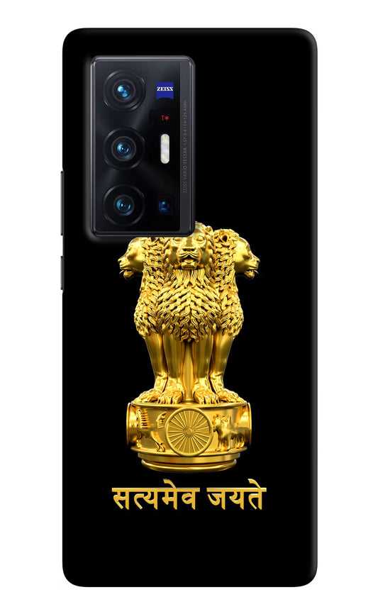 Satyamev Jayate Golden Case for Vivo X70 Pro+ by Casekaro