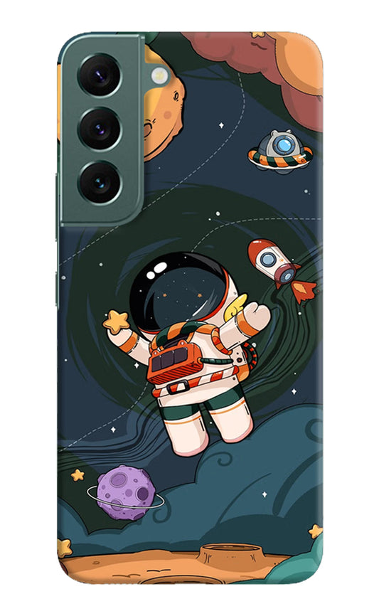 Cartoon Astronaut Case for Samsung S22 Plus by Casekaro