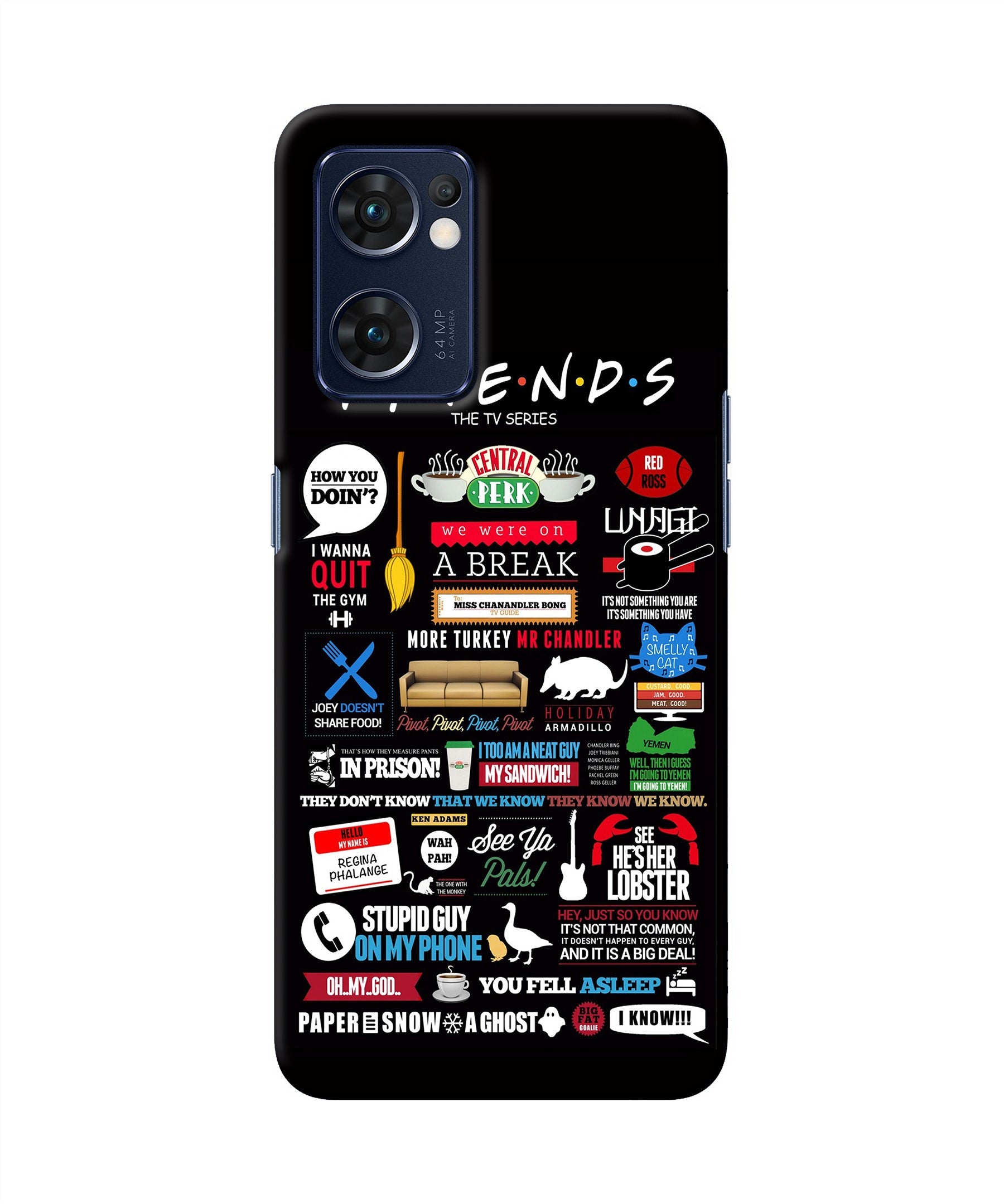 FRIENDS Oppo Reno7 5G Back Cover