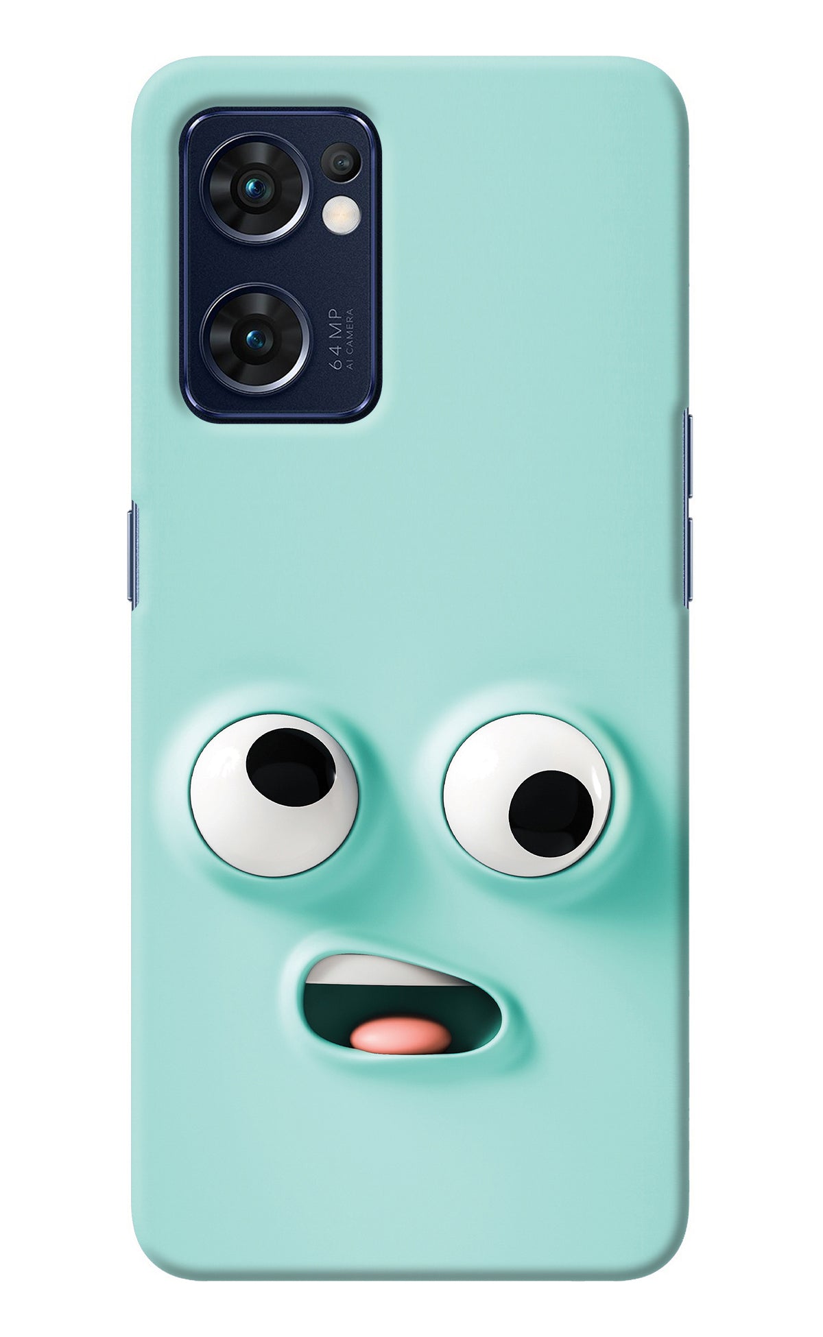 Funny Cartoon Oppo Reno7 5G Back Cover