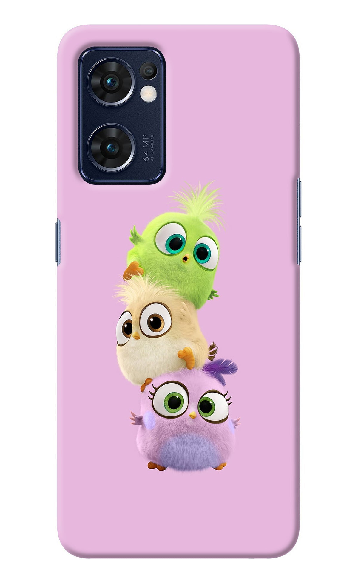 Cute Little Birds Oppo Reno7 5G Back Cover