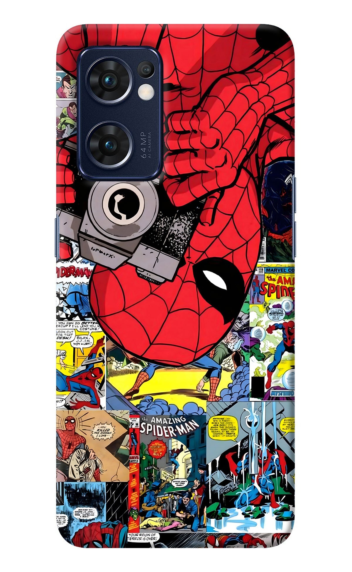 Spider Man Oppo Reno7 5G Back Cover